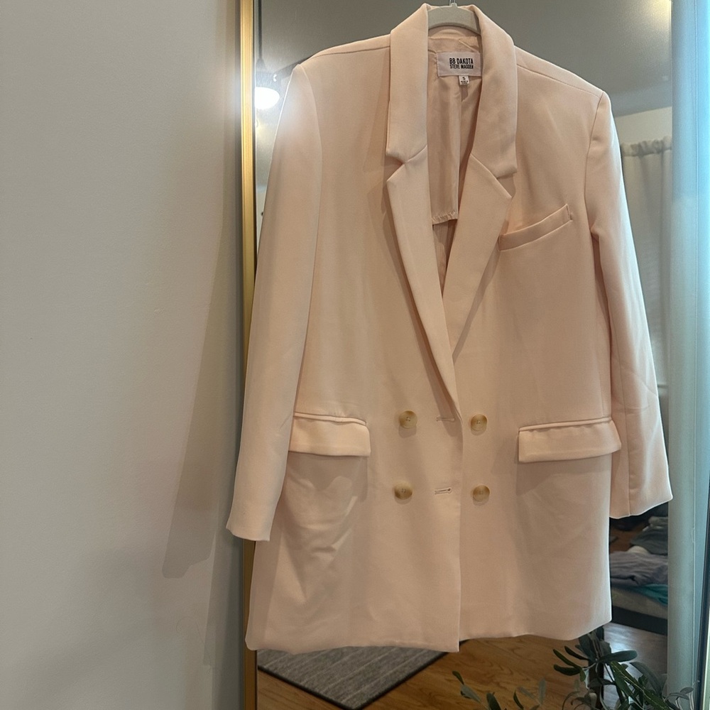 BB Dakota Light Pink Blazer Relaxed Fit